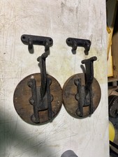 Vintage Iron Swing Out Stool Workbench Industrial 