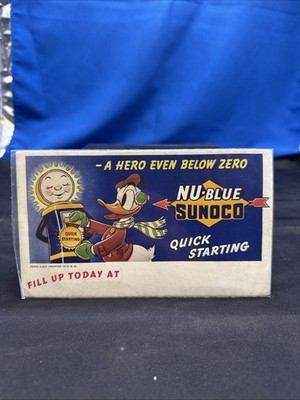 Sunoco Hero Below Zero Donald Duck Ink Blotter A3C