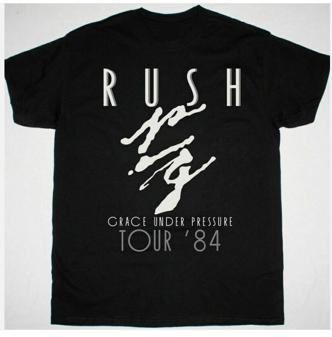 Rush Grace Under Pressure Tour 84 Unisex T-shirt | eBay