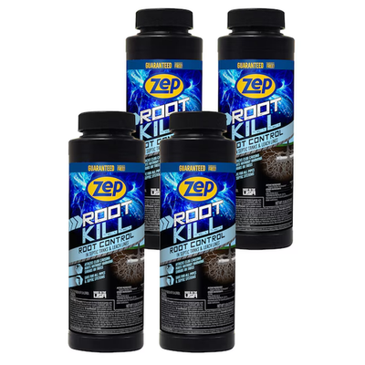 #ad SALE Zep Root Kill Root Control 4 Pack 32 Ounce s Drain Cleaner Pour bottle $42.49
