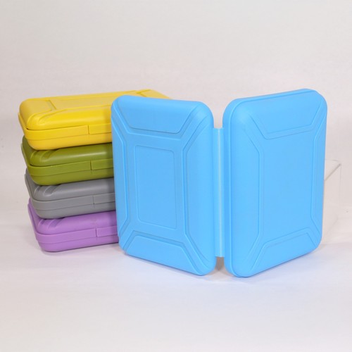 4 PACK Hard Drive Cases for 3.5'' HDD/SSD Storage Box Shell, assorted colors - 第 3/4 張圖片