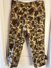 Vintage Four Square Camo Men  s Duck Hunting Frogskin Pants Tag Size 40