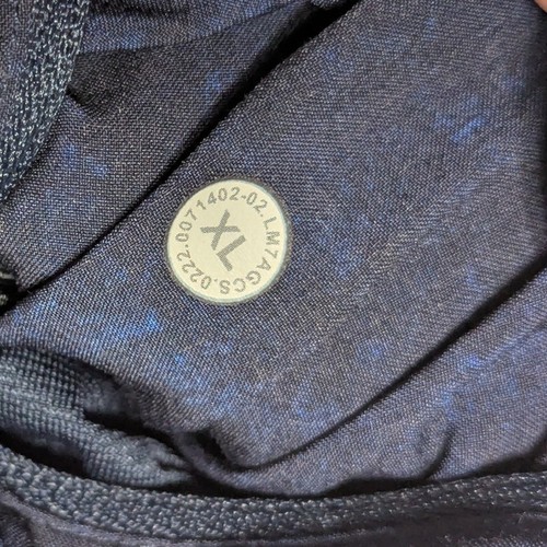 Lululemon T.H.E. Short 9in Linerless Gravel Dust True Navy Multi Workout Mens XL - Picture 3 of 5