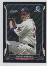 2014 Bowman Chrome Carbon Fiber Refractor 9/10 Aaron Harang #218 0b5