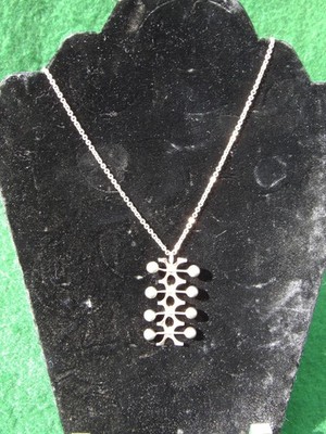 Mid Century Kultateollisuus Ky Pendant Necklace Finland