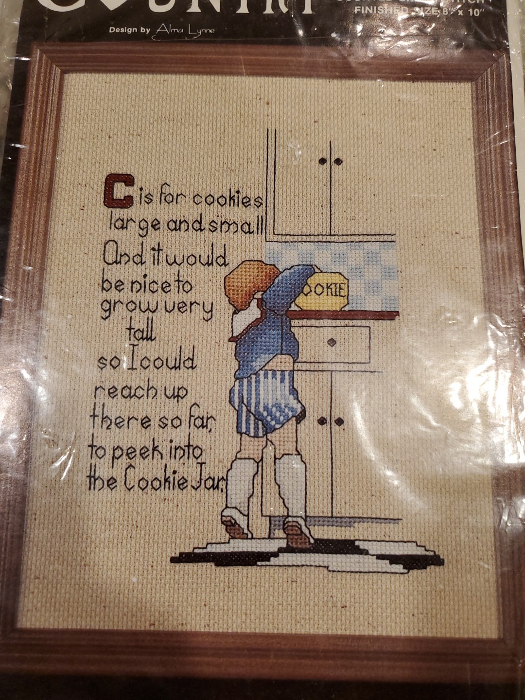 Vintage Janlynn County Counted Cross Stitch Kit 'Cookies' #40-36