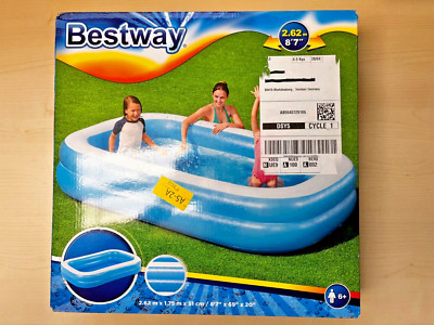 Bestway 262x175x51cm * Aufblasbar Family Pool (54006) * Neu * OVP