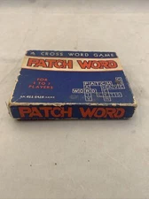 Vintage PATCH WORD An All Fair Cross Word Game by E.E. Fairchild Corp complete