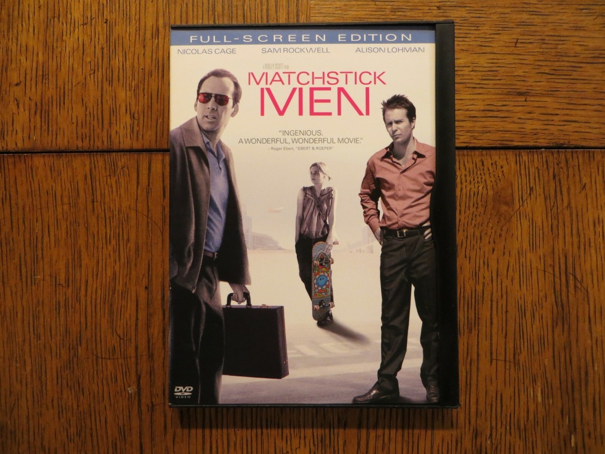 Matchstick Men - Nicolas Cage, Alison Lohman - 2003 Warner Bros