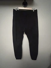 Southpole Flex Jogger Pants Men's Size Medium Black Elastic Waist Drawstring EUC