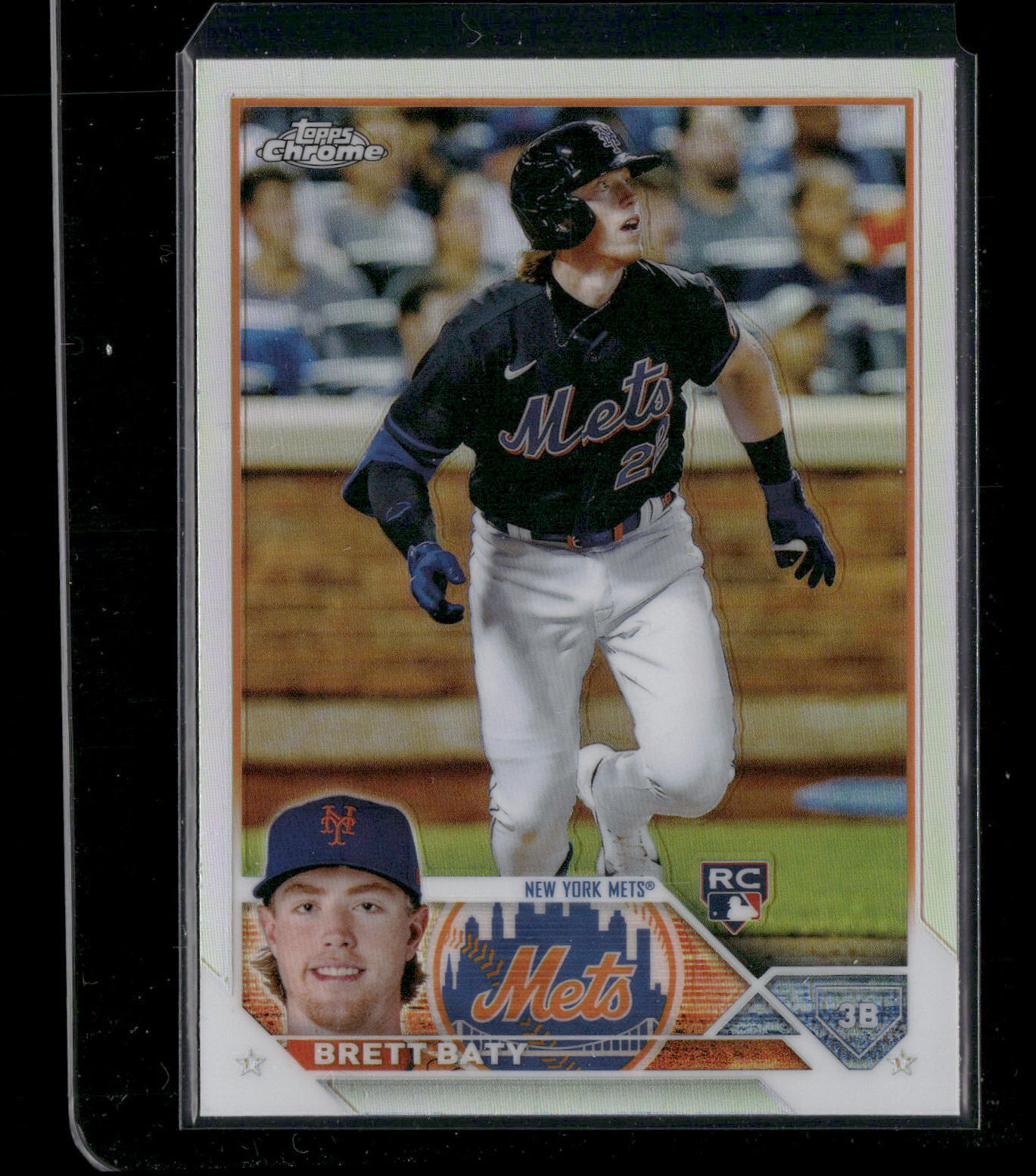 2023 Topps Chrome Refractor #204 Brett Baty New York Mets