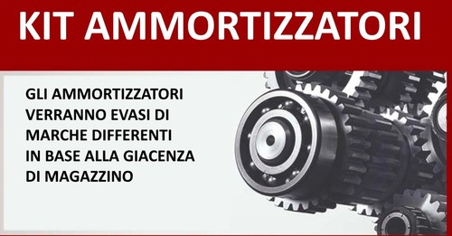 KIT 2 AMMORTIZZATORI POSTERIORI FIAT 600 SEICENTO DAL 1998 AL 2010 187 - Imagen 3 de 3