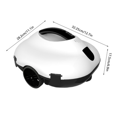 Full Automatic Robotic Pool Cleaner Cordless Vacuum For Effortless Cleaning 