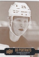 21/22 UD..RASMUS DAHLIN..PORTRAITS..CARD # P-5..SABRES..FREE COMBINED SHIP