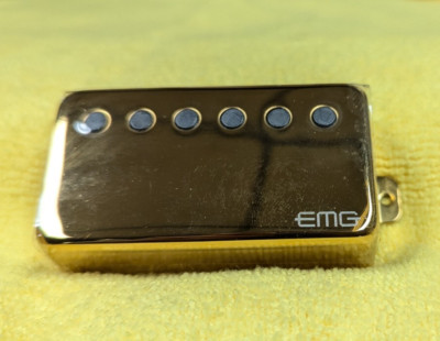 EMG JH Set Active Humbucker (Het-Set) Gold 2015-Present Gold NECK ONLY  1 Hmbkr