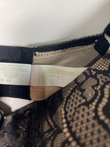 Motherhood Balconette Nursing Bra Sz 40F Maternity Underwired Black Lace - Picture 6 of 10