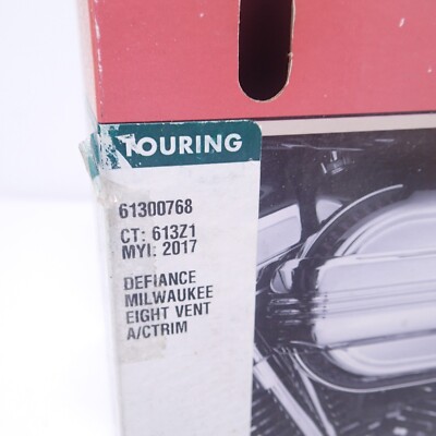 HARLEY DAVIDSON Defiance Ventilator Air Cleaner Trim - New -  61300768