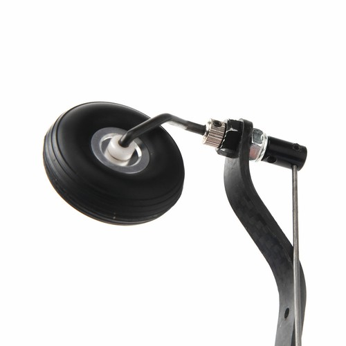 Juego de ruedas de cola de fibra de carbono con rueda de PU de 1,5 pulgadas para modelos de aviones de radiocontrol de gasolina de 30 cc - Imagen 8 de 9