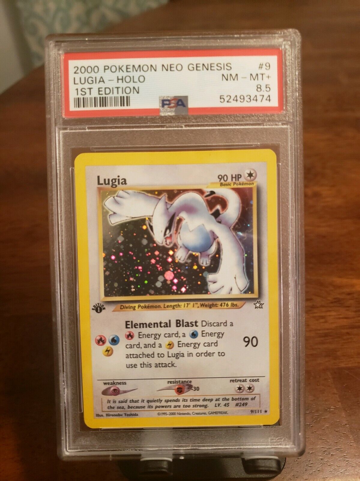 Pokémon Cards 1st Set Edition Foil Flash Cards Lugia Neo