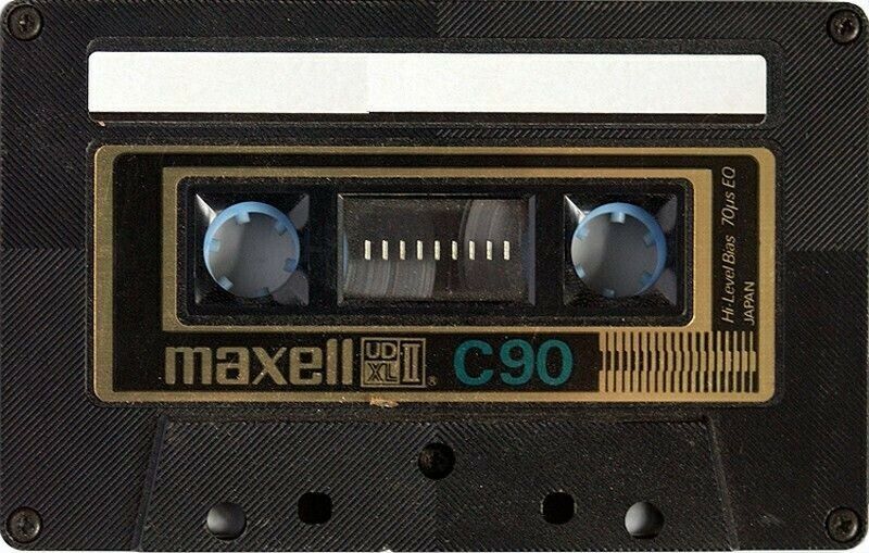 Maxell UDXL C90 Hi Bias vintage pre-recorded blank audio cassette tape Type  2 Type II