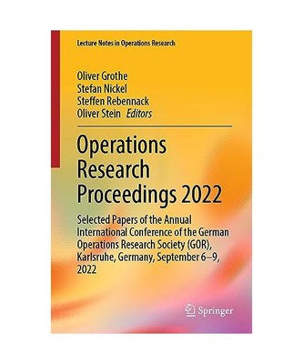 Operations Research Proceedings 2022: Selected Papers of the Annual Internationa