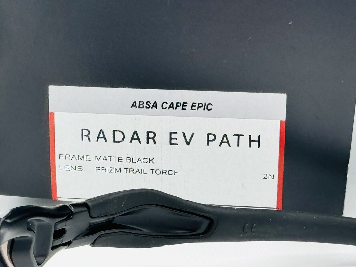 OAKLEY RADAR EV PATH ABSA CAPE EPIC SUNGLASSES BLACK W/ YELLOW