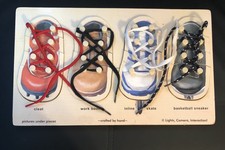melissa and doug lacing shoe
