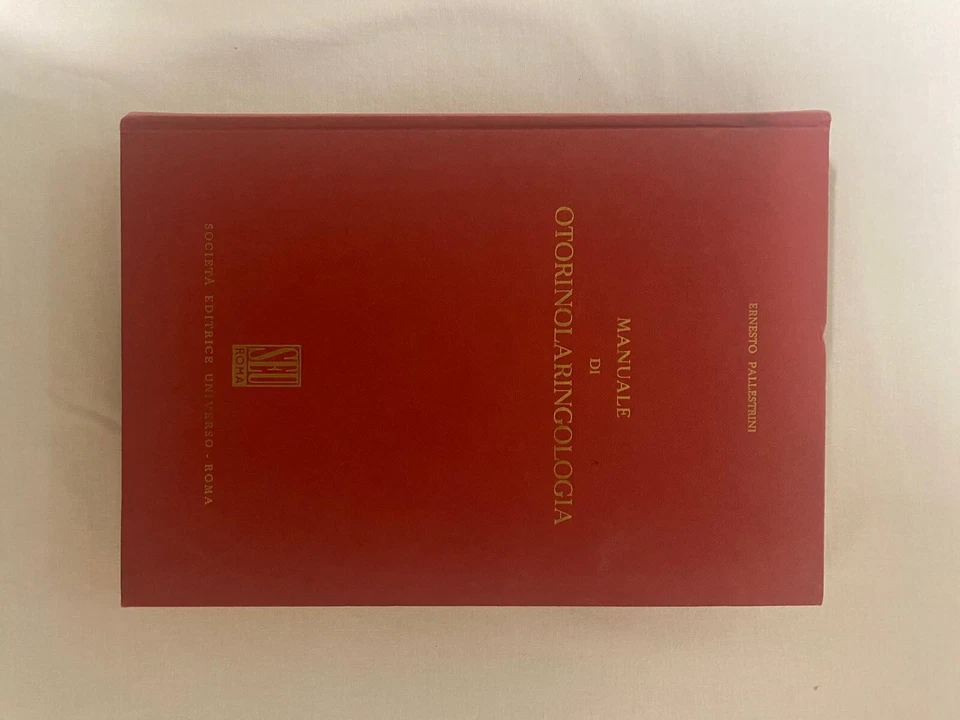 Manuale di otorinolaringologia Ernesto Pallestrini Ediz. 1970 copertina rigida - Immagine 2 di 4
