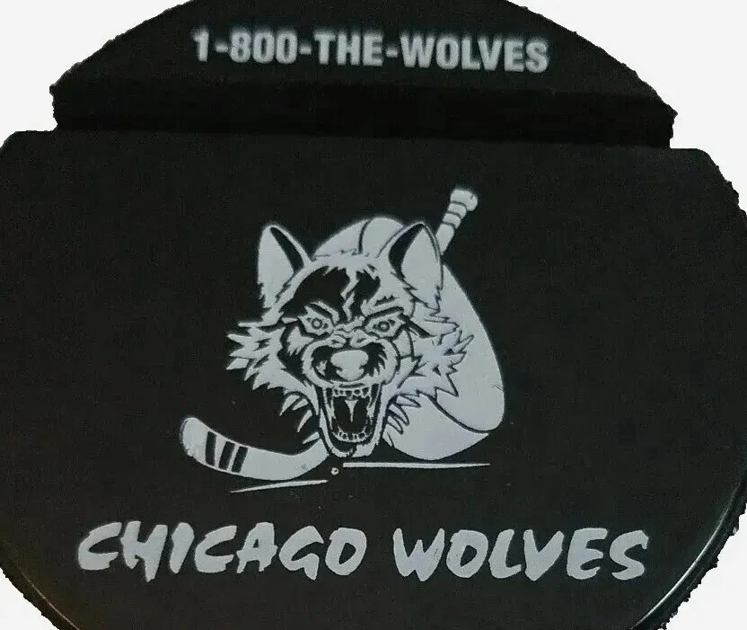 SOPORTE PARA PATÍN / 📱 TELÉFONO ++ DISCO CHICAGO WOLVES DE COLECCIÓN RARO HECHO EN CIRCONITA CÚBICA 1-800- Foto 4 de 4