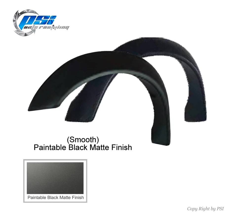 Extension Fender Flares Fits Ford F-150 F-250 F-350 Bronco 1987-1991 Paintable Foto 3 de 4