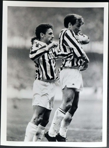 Photo Presse Vintage Roberto Baggio - Juventus 1994 - Tirage 24x18 Cm - Farabola