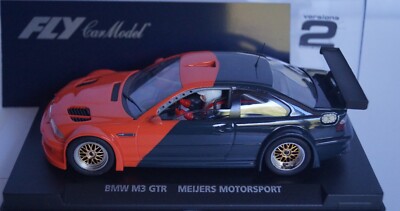 FLY BMW M3 GTR Meijers Motorsport No 96/84 Neu in Box Orange Dunkelblau