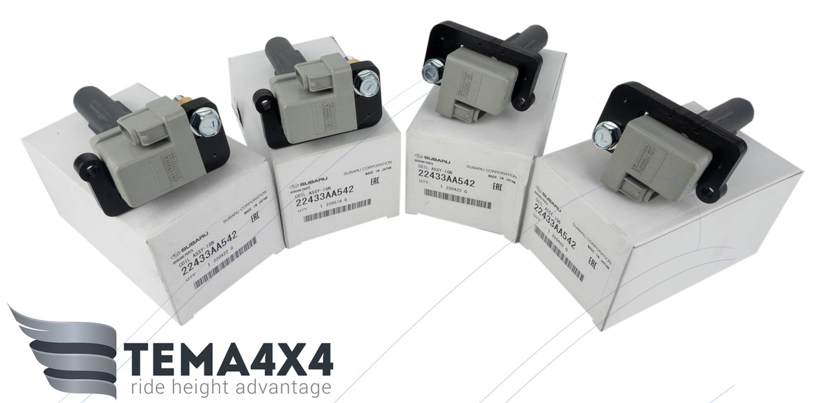 シゲ　1104545 OEM GENUINE IGNITION COIL set of 4 for SUBARU WRX Forester