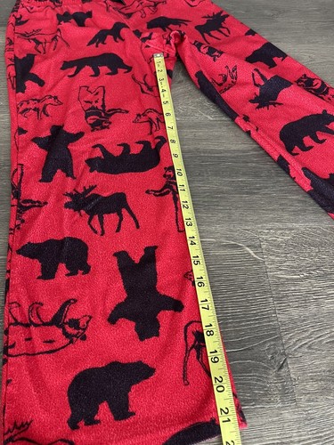Old Navy Boys Pajama Pants Fleece Red Youth Medium (8) - Picture 5 of 7