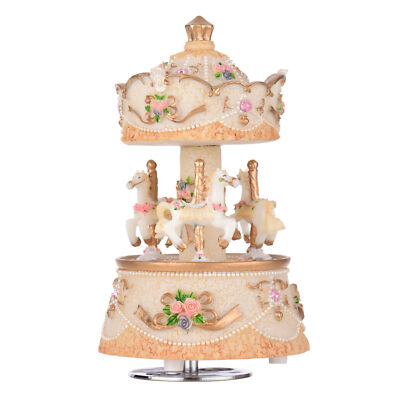   Box Carousel Horse  Color Change   Luminous V7Q2