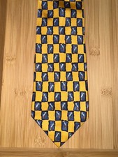 Jos A Bank Corporate Collection Tropical Bird Geometric Silk Tie - 58L 3.75W