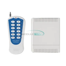 12v 12CH relay wireless RF Remote Control Switch Transmitter + Receiver M