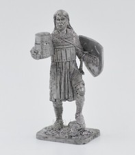 Teutonic Knight, 13th century. Tin Toy Soldier 54mm 1/32