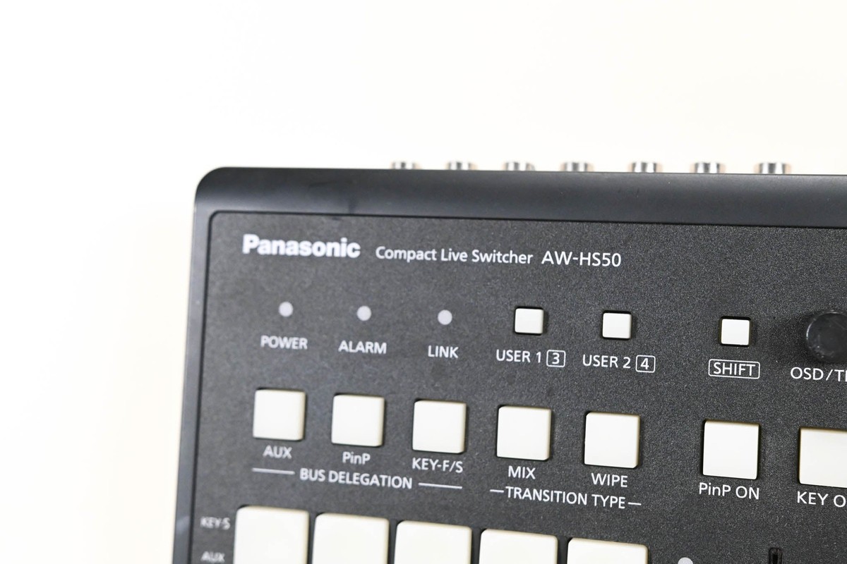 その他 PANASONIC AW-HS50 Panasonic AW-HS50 Compact HD/SD Live Video Switcher (NO POWER