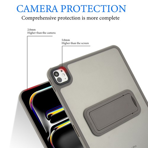 Stand Back TPU Case Cover For iPad 5/6/7/8/9/10/11th Gen Mini 7/6 Air 4/5 Pro 11 - Afbeelding 3 van 29