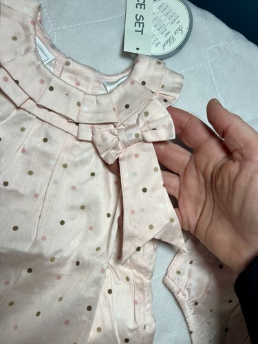 Koala Baby Girls Dress Size 6/9 Months Polka Dot Sleeveless With Bloomers NEW - Picture 5 of 19