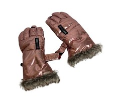 Girls Swiss Tech Thinsulate Winter Mauve Pink Gloves Size Child Medium NWOT