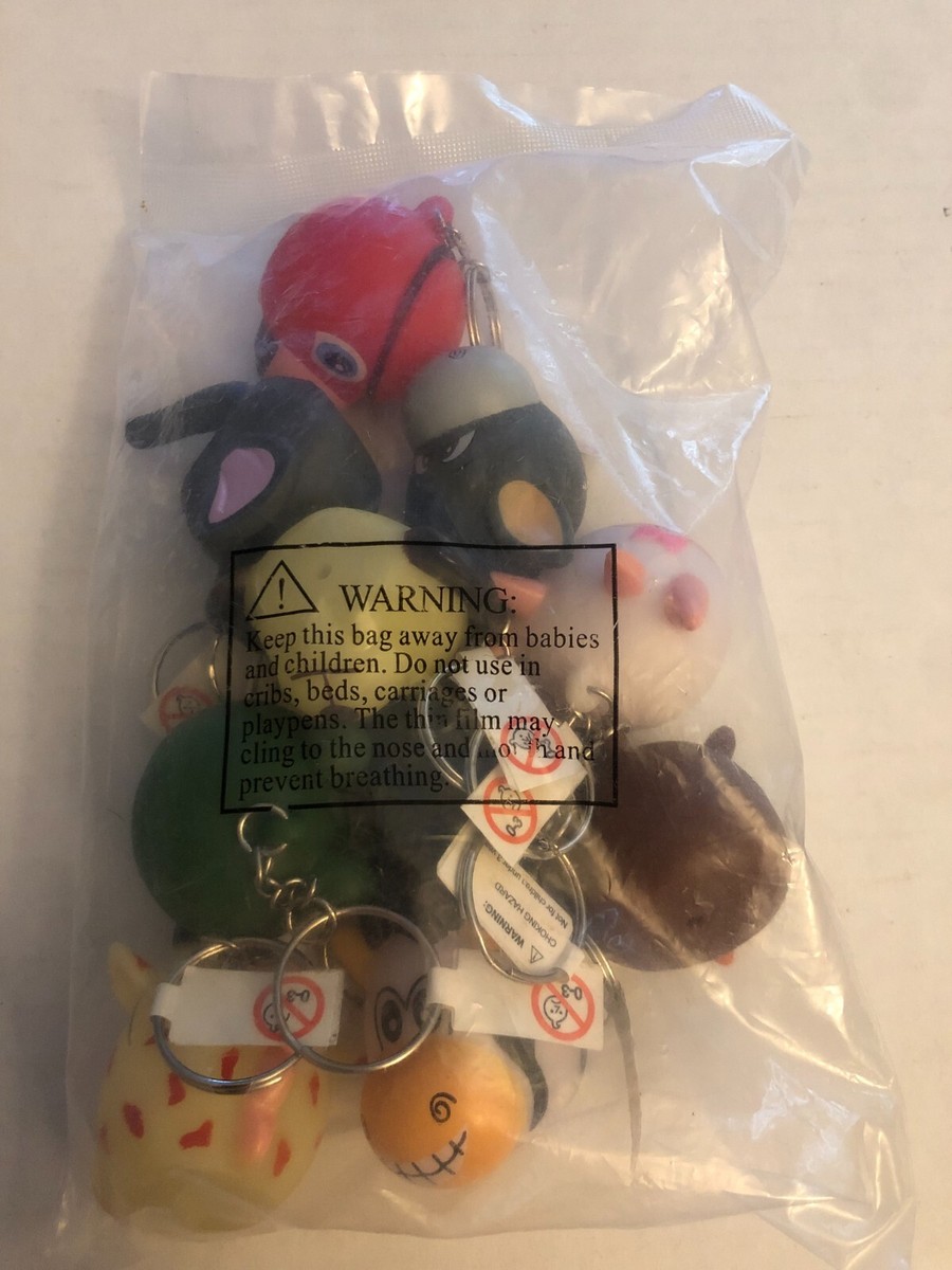 Zoo Crew Animal Head Keychains - Set of 10 (New/Sealed) | eBay