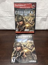 Call of Duty 3 Special Edition PS2 (Sony PlayStation 2) With Bonus Disc & Manual