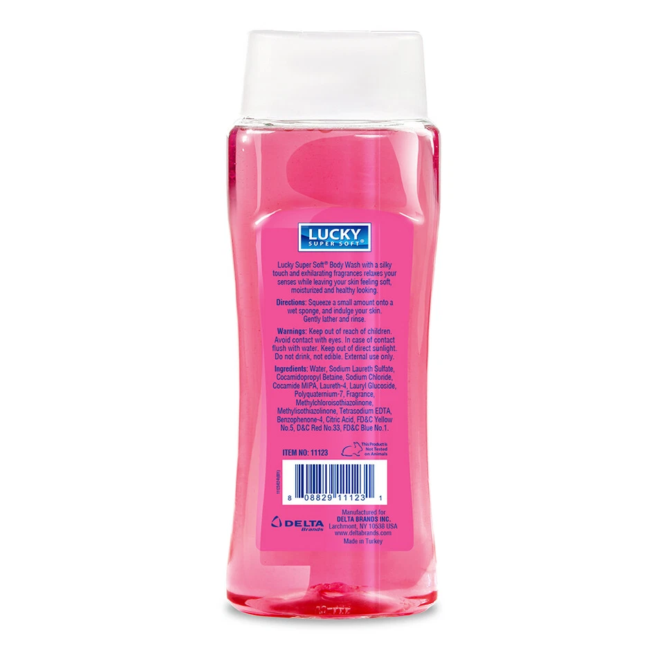 Jabón corporal Lucky Super Soft Revive. Fragancia relajante flor de cerezo. 15 fl.oz Foto 2 de 3