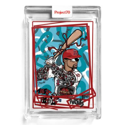 2021 TOPPS PROJECT 70 1987 #55 ALBERT PUJOLS! DISTORTEDD ST LOUIS CARDINALS