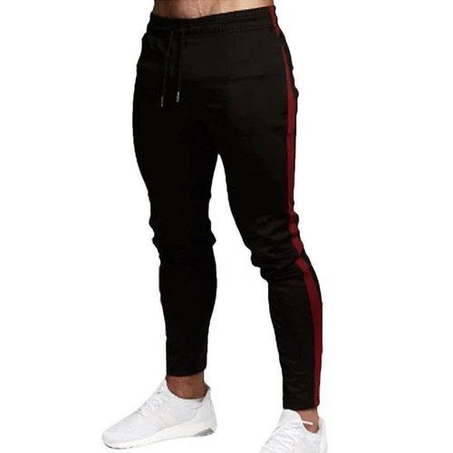 Men Skinny Slim Gym Workout Joggers Pants Sweatpants Fit Sports Trousers Bottoms - Picture 15 of 20