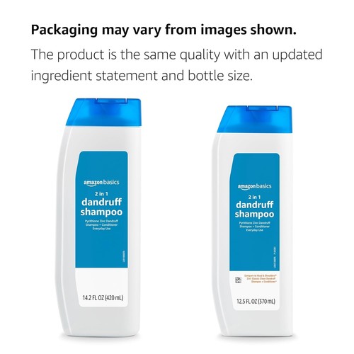 2-in-1 Dandruff Shampoo & Conditioner - pH Balanced 12.5 oz for All Hair Types - Picture 6 of 8