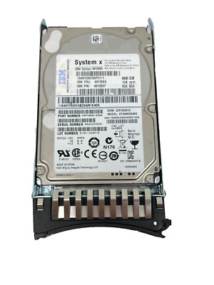 49y2004???06?Ibm 600?Gb 10000rpm SASハードドライブ IBM 600GB SAS Server Hard Drive 2.5