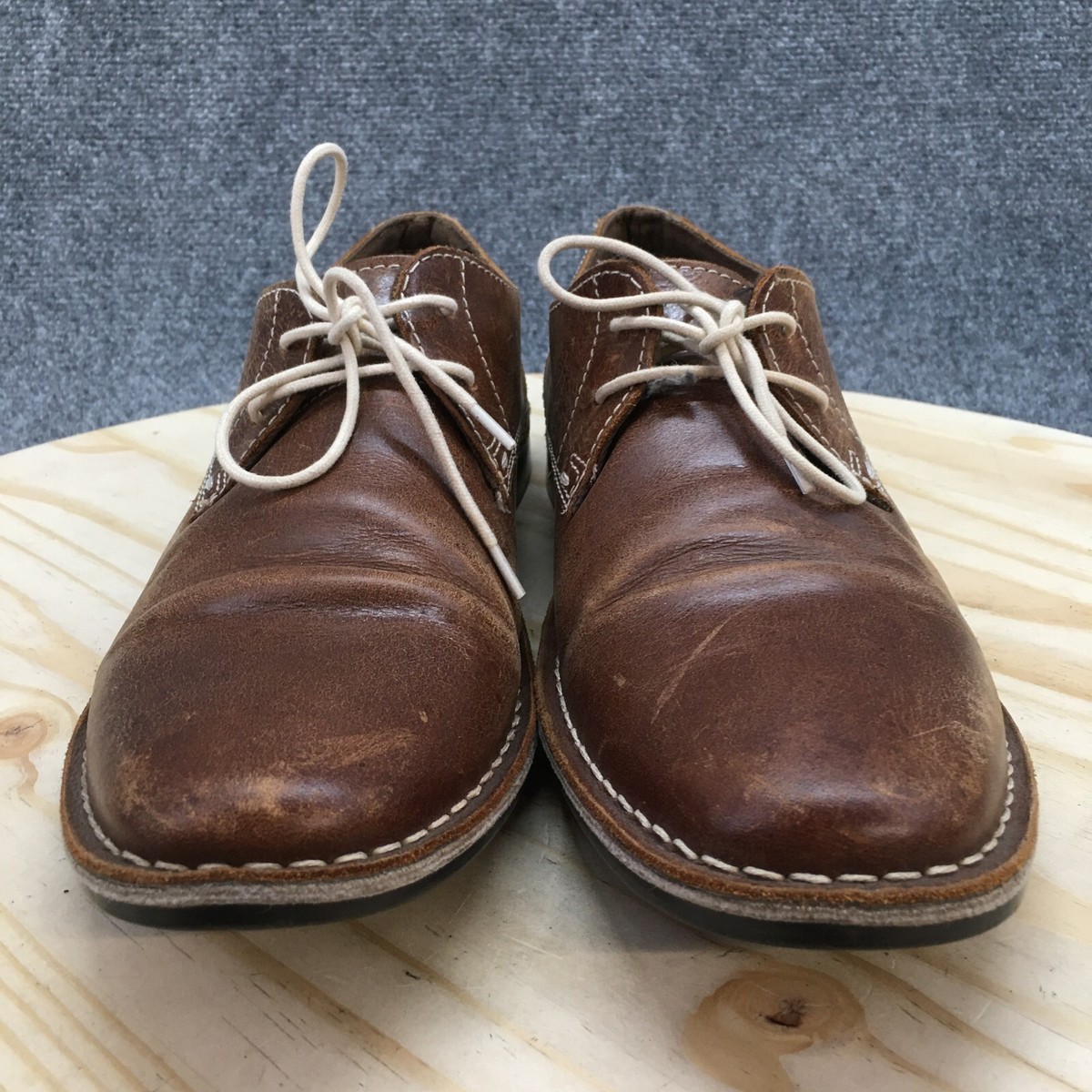 red brown dress shoes Museum Cognac Cap Toe Oxford Dress Shoe 10.5 UK / 11.5 US